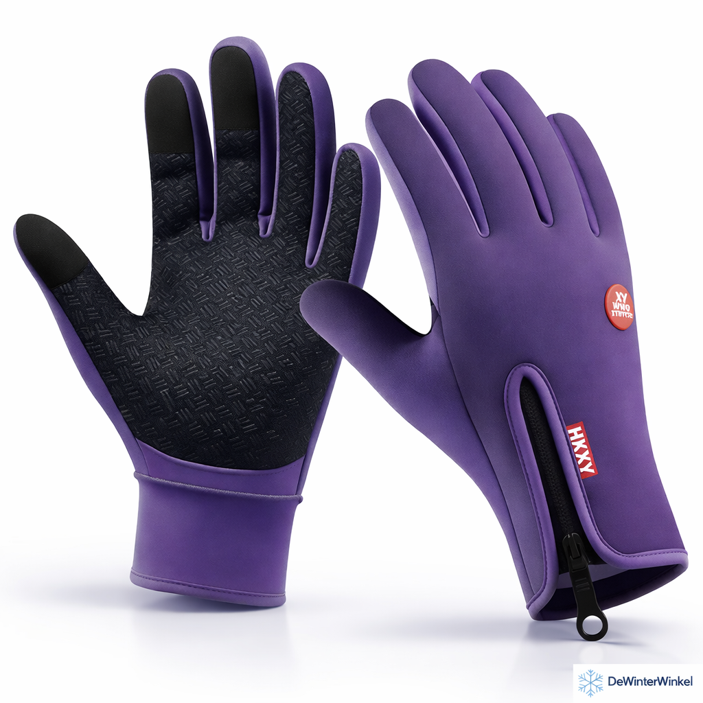 Waterafstotende Winter Handschoenen (Paars)