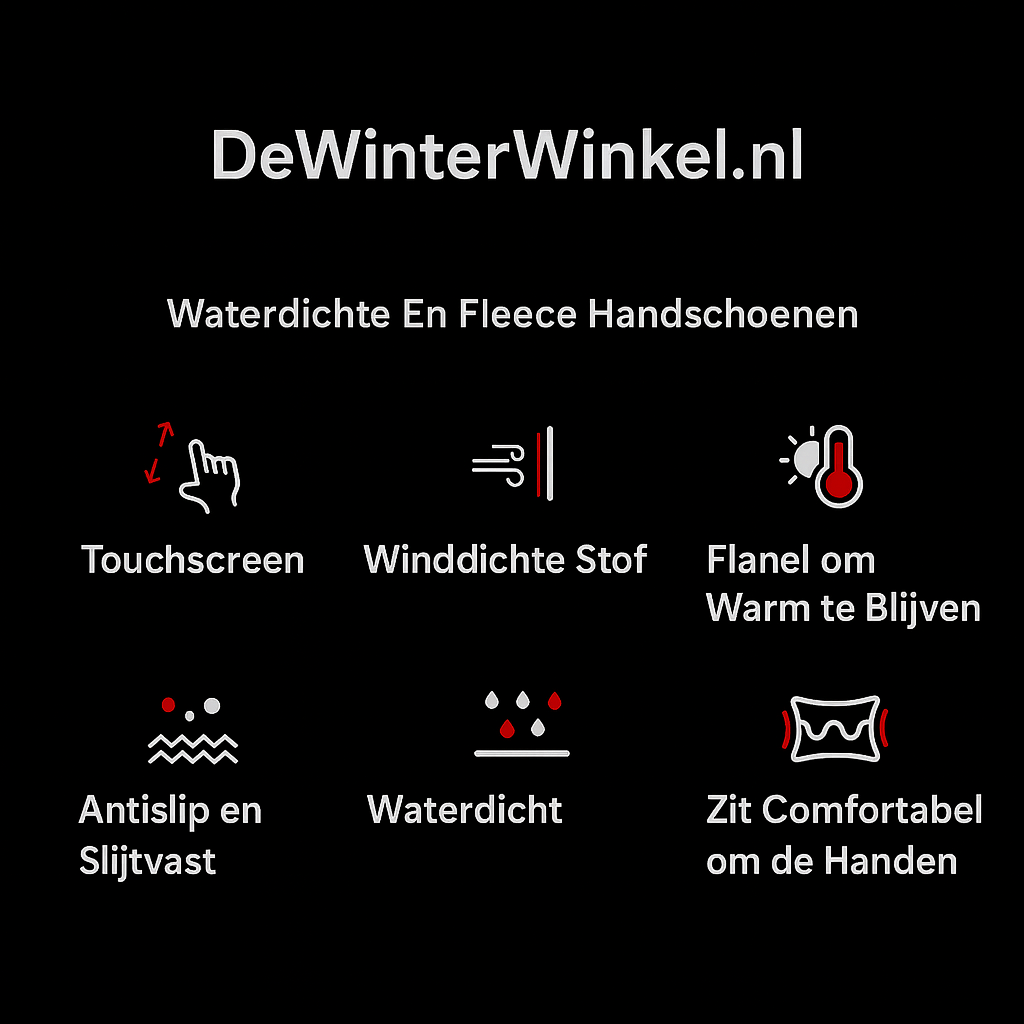 Waterafstotende Winter Handschoenen (Blauw)